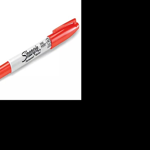 MARCADOR PERM. DELG. PLAST. SHARPIE P.F. ROJO E12 C288